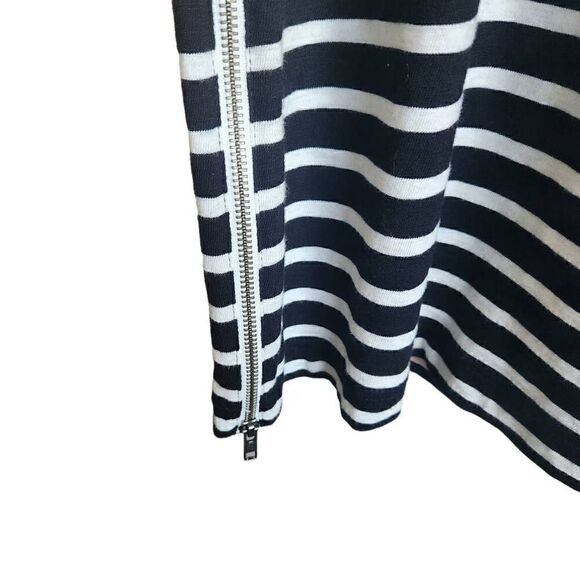 J. Crew Striped Zipper Shift Dress Size Small - Picture 3 of 6